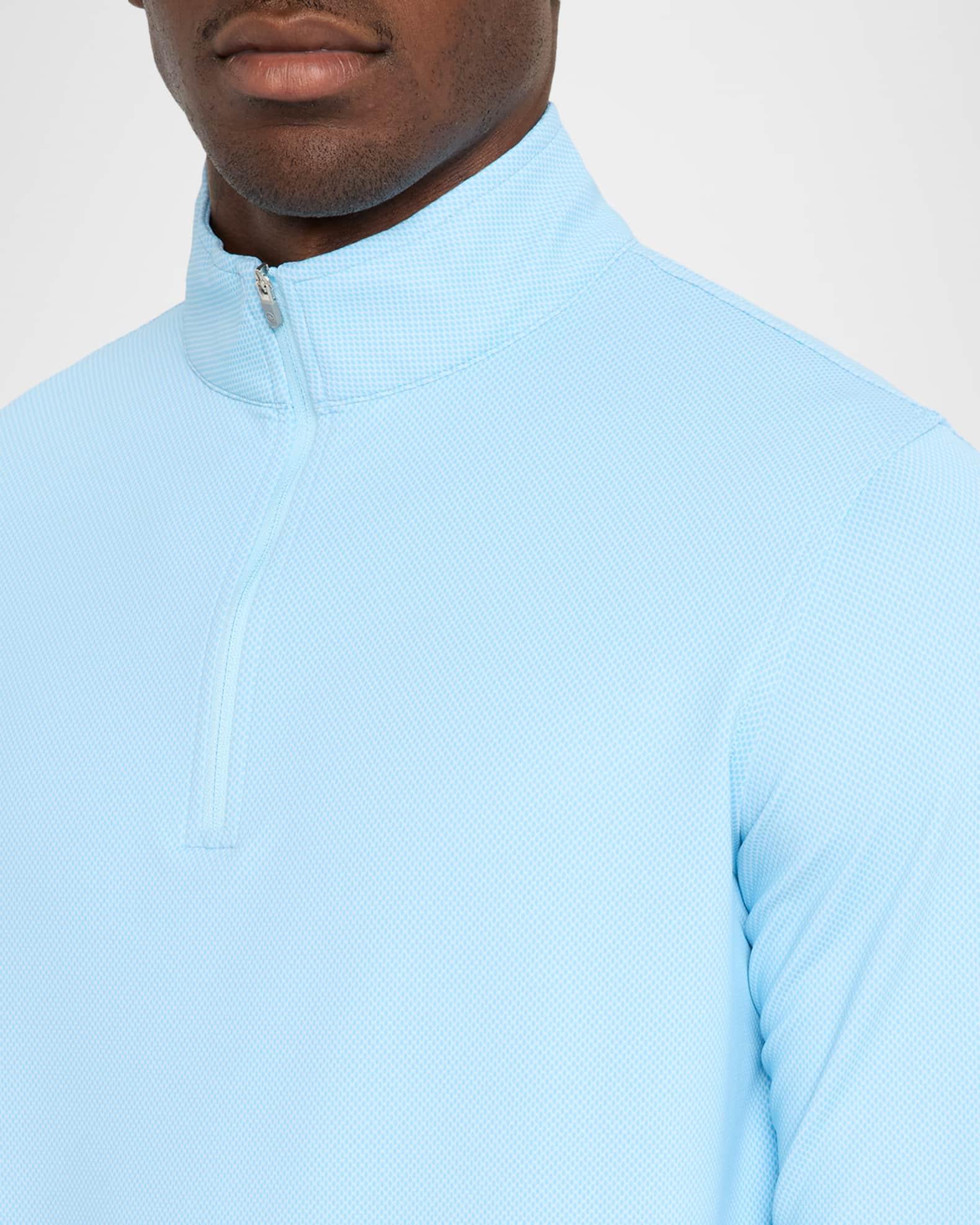 Men's Perth Birdseye Performance Quarter-Zip Pullover Product Image