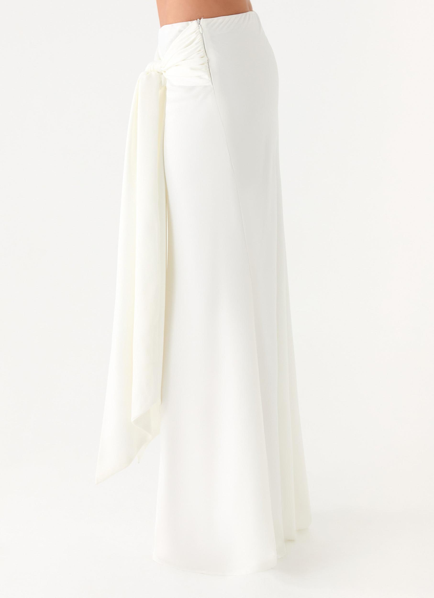 Eirlys Maxi Skirt - White Product Image