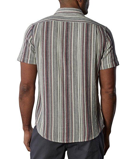 The Normal Brand Freshwater Stripe Short Sleeve Woven Shirt Product Image