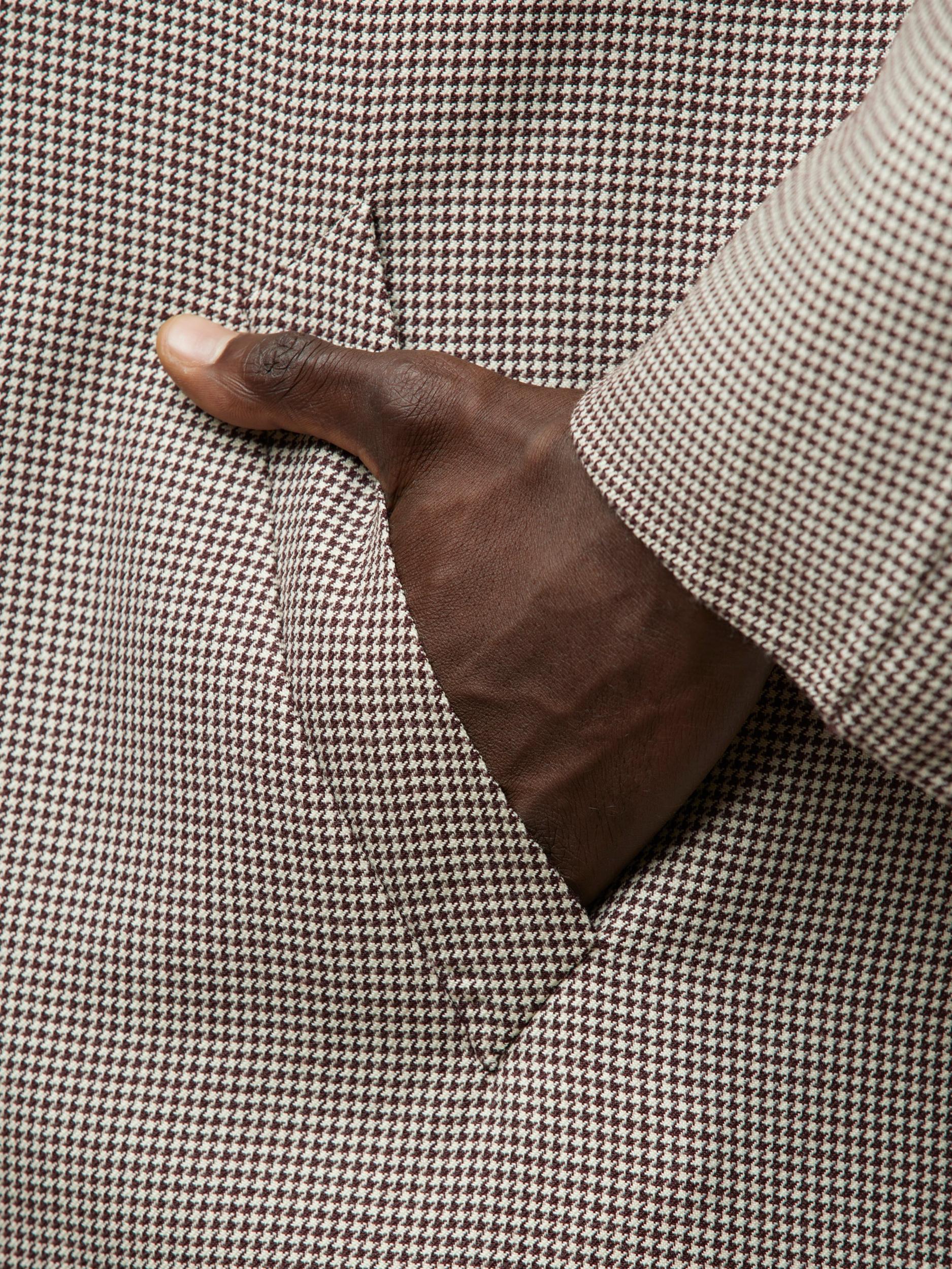 5 Button Coat (Black Cherry) Product Image