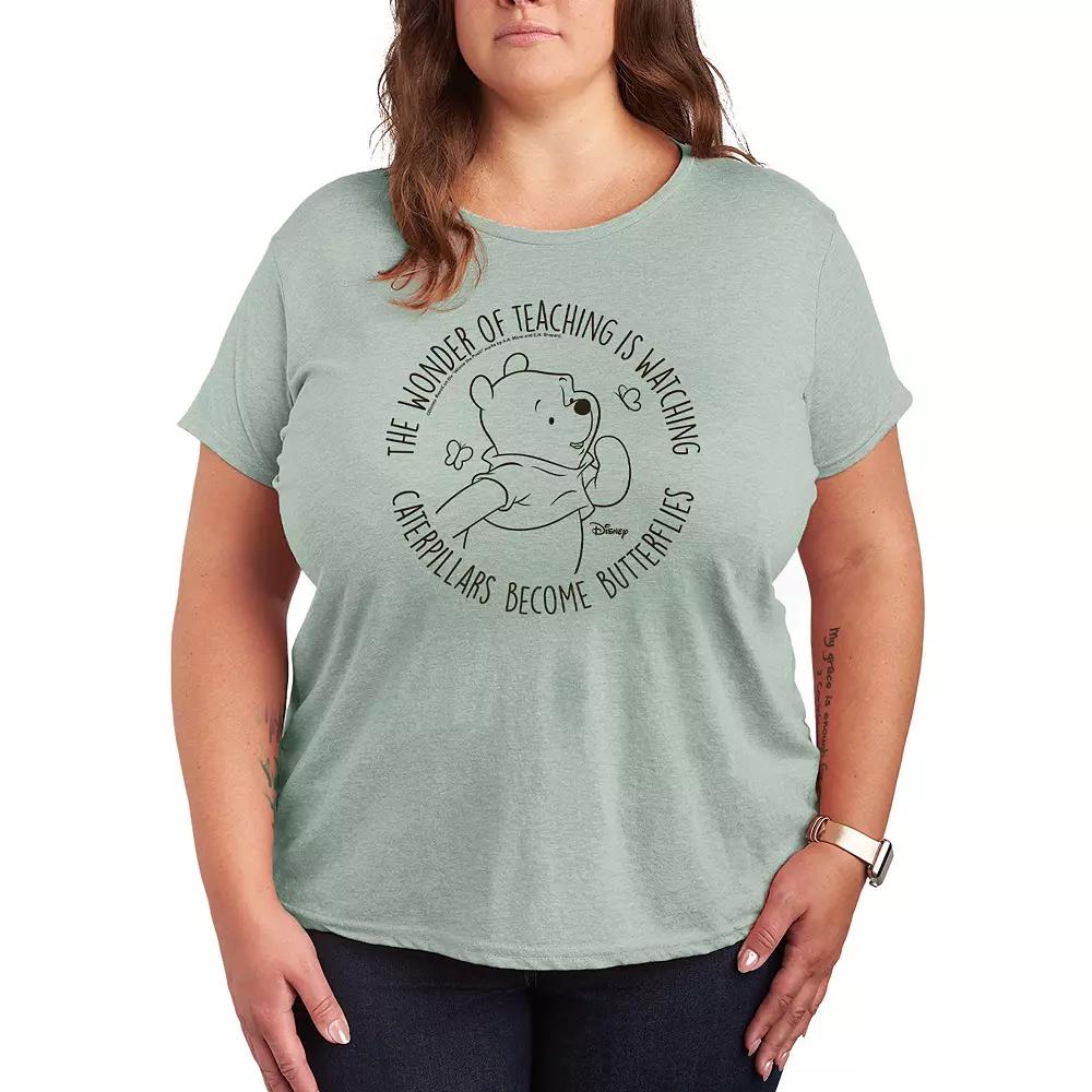 Disney's Winnie The Pooh Teaching Graphic Tee, Women's,  Product Image
