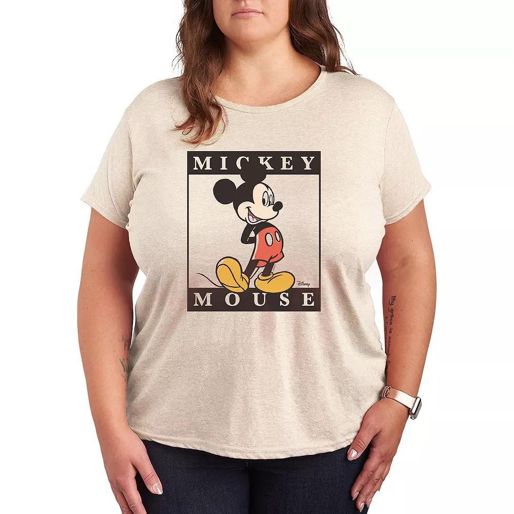 Disney's Mickey Mouse Plus Type Block Graphic Tee, Women's,  Product Image