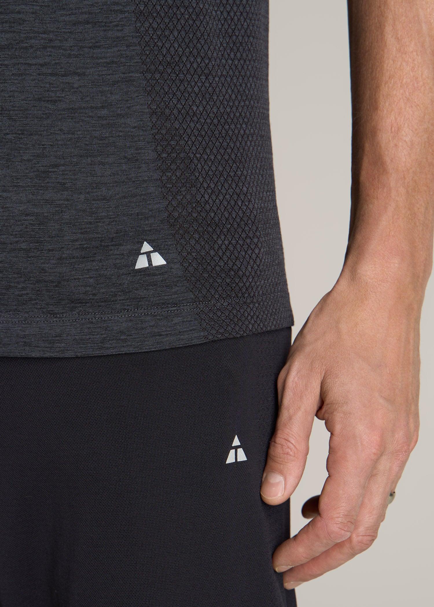 A.T. Performance MODERN-FIT Engineered Athletic Tall Tee in Charcoal Mix Male Product Image