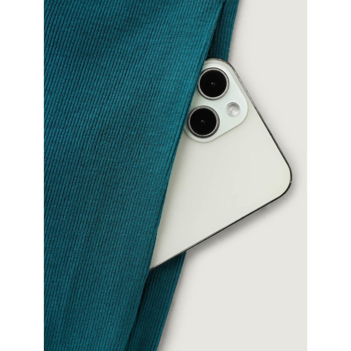 Plus Size Aegean Supersoft Square Neck Smocked Waist Jumpsuit Women Leisure Extra Long Sleeve U-neck Casual Loose Jumpsuits BloomChic 14-16/1X Product Image