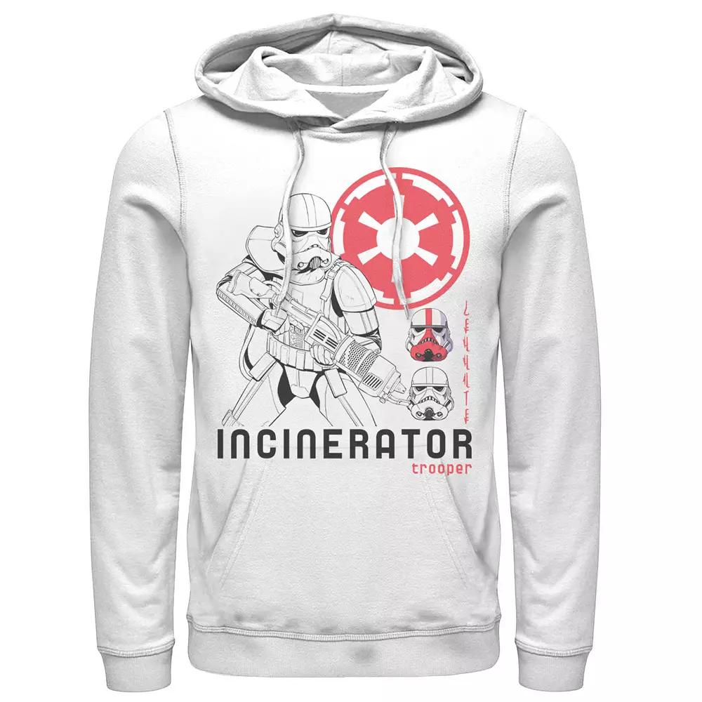 Men's Star Wars The Mandalorian Incinerator Trooper Line Art Hoodie,  Product Image