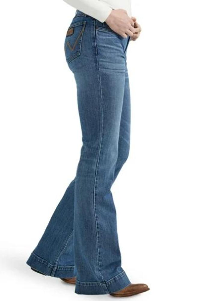 SALE Wrangler Retro® Ladies' Mae Mid Rise Trouser Jeans Product Image