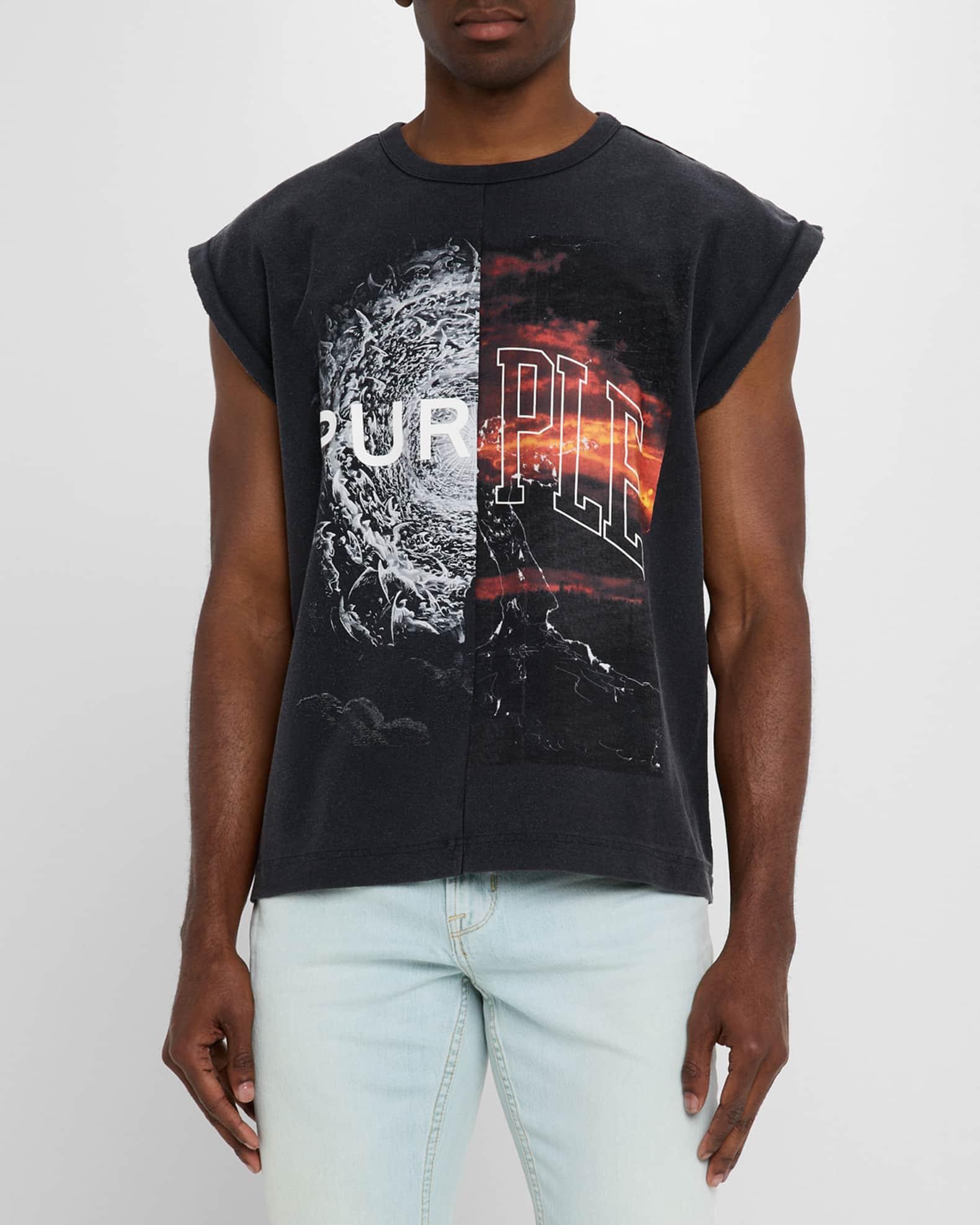 Men's Oversized Jersey Sleeveless T-Shirt Product Image