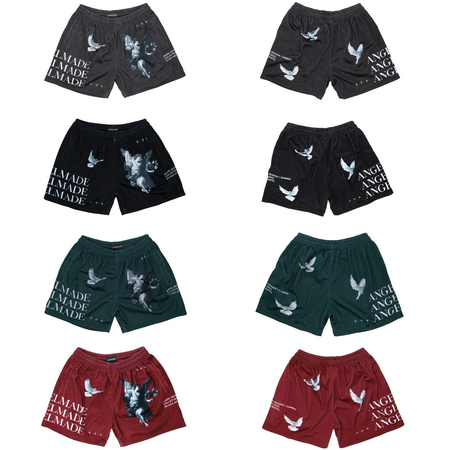 Sopula Angel Made Peace Dove Mesh Street Shorts Product Image