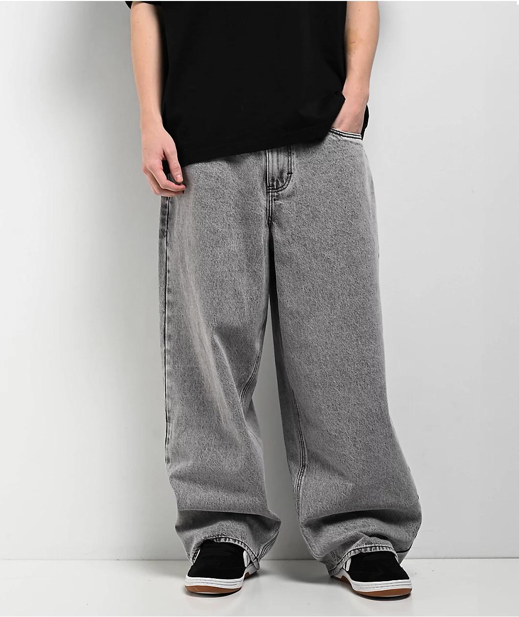 A.LAB Mega Piped Black Jeans Product Image