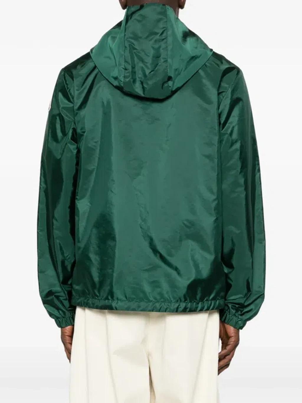 MONCLER Grandans Hooded Jacket In Green Product Image