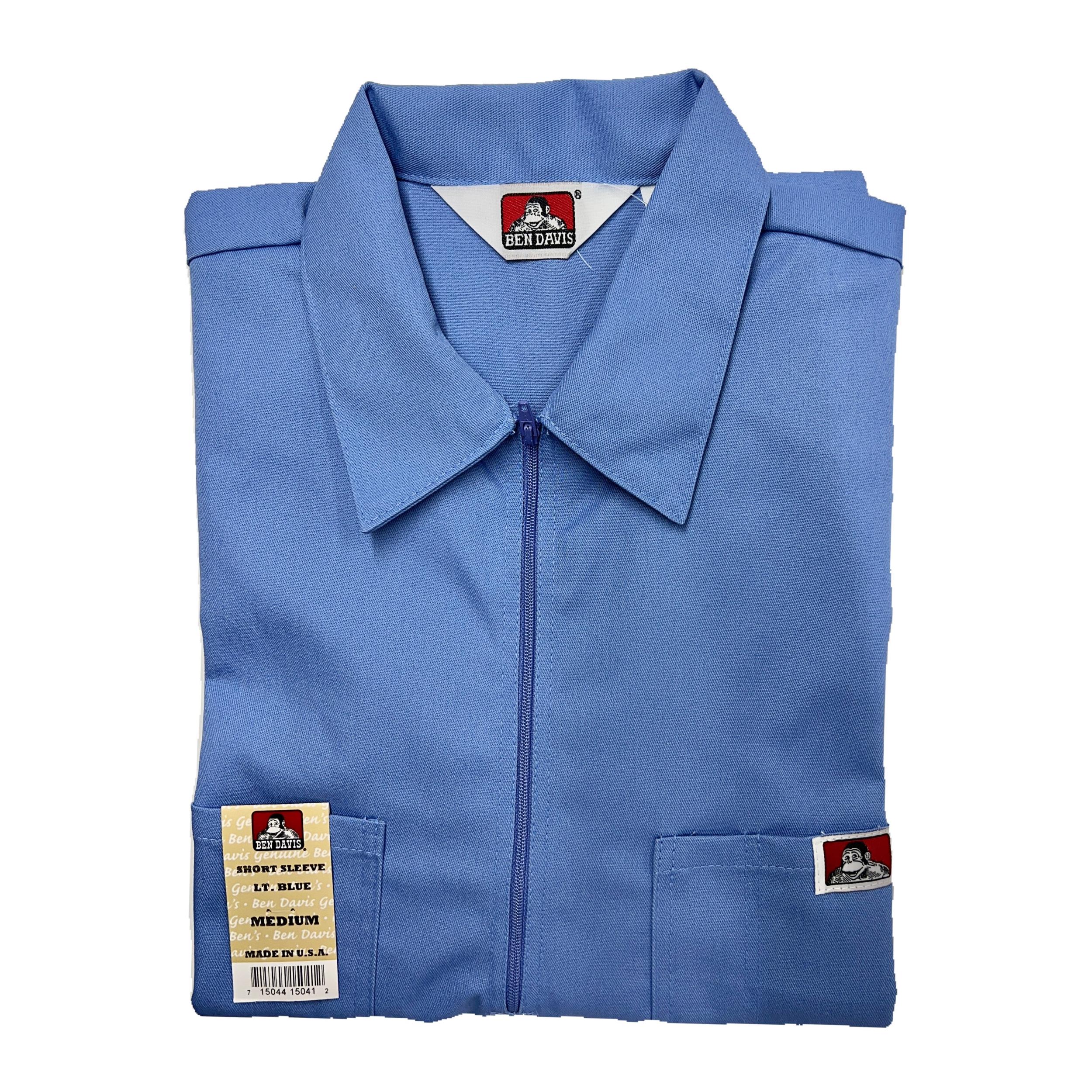 Ben Davis Short Sleeve Solid Half-Zip Shirt Male Product Image