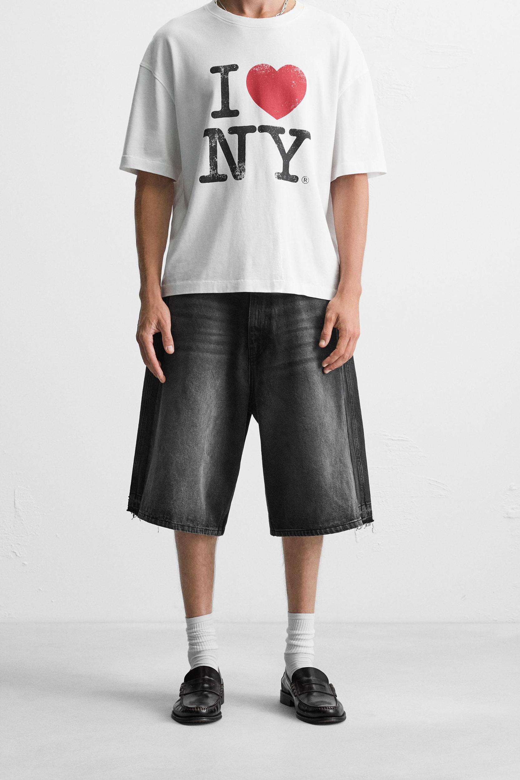 BAGGY FIT DENIM SHORTS Product Image