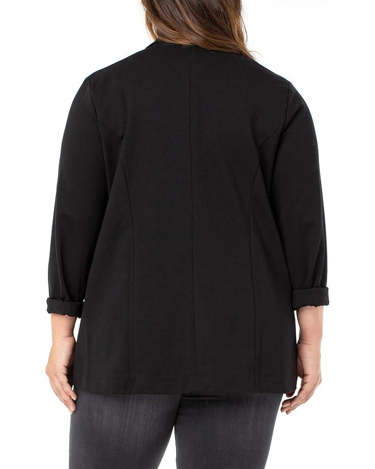 Plus Size Pull-On Flare Leg Trousers Product Image