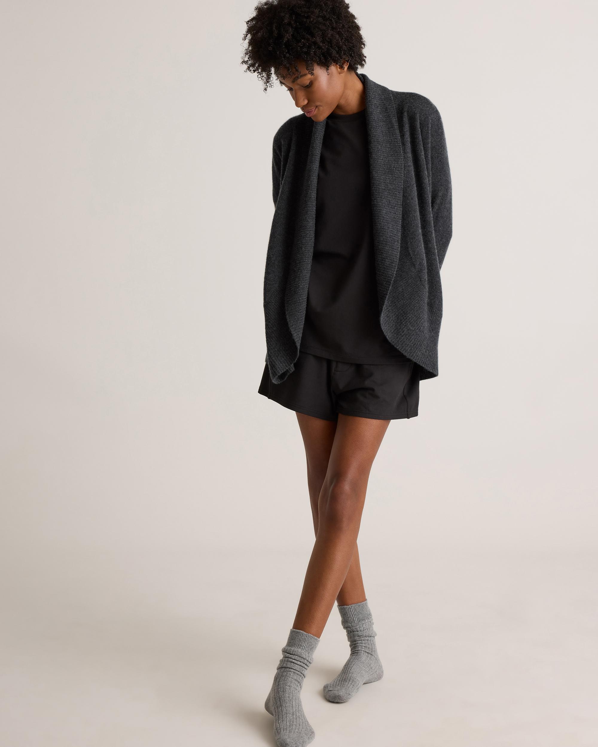 Quince | Women's Dream Lounge Oversized Short Sleeve Pajama Set Cotton Product Image