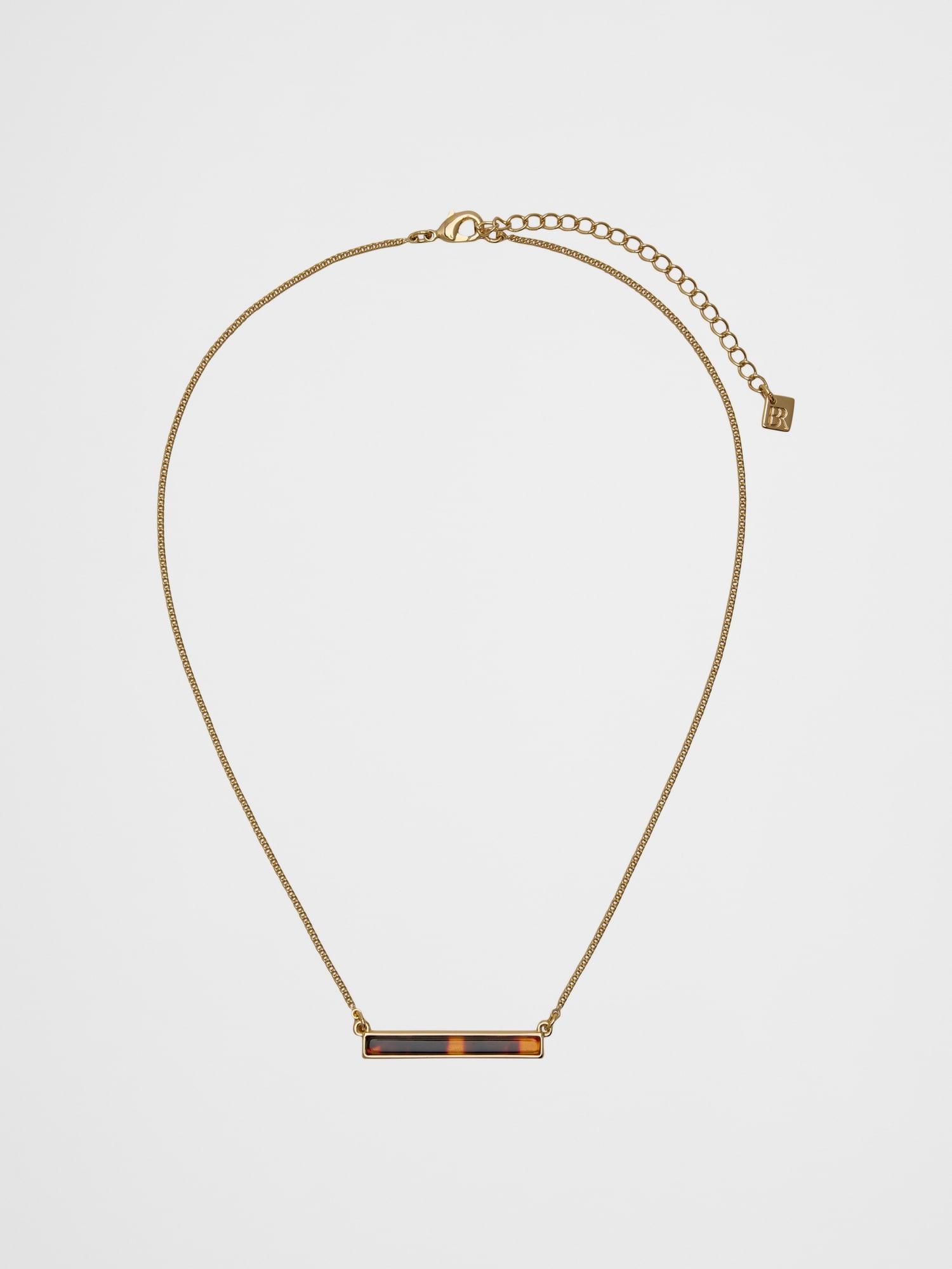 Mother of Pearl Bar Necklace Product Image