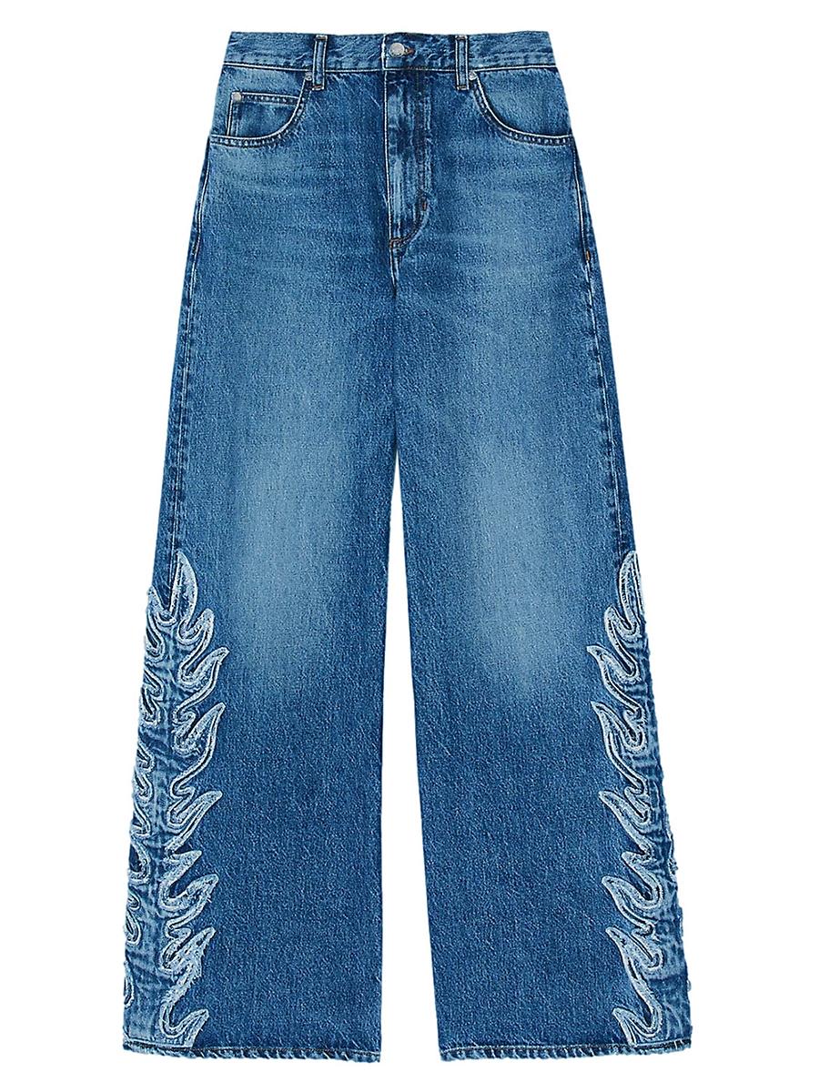 Womens Flared Flame Jeans Product Image