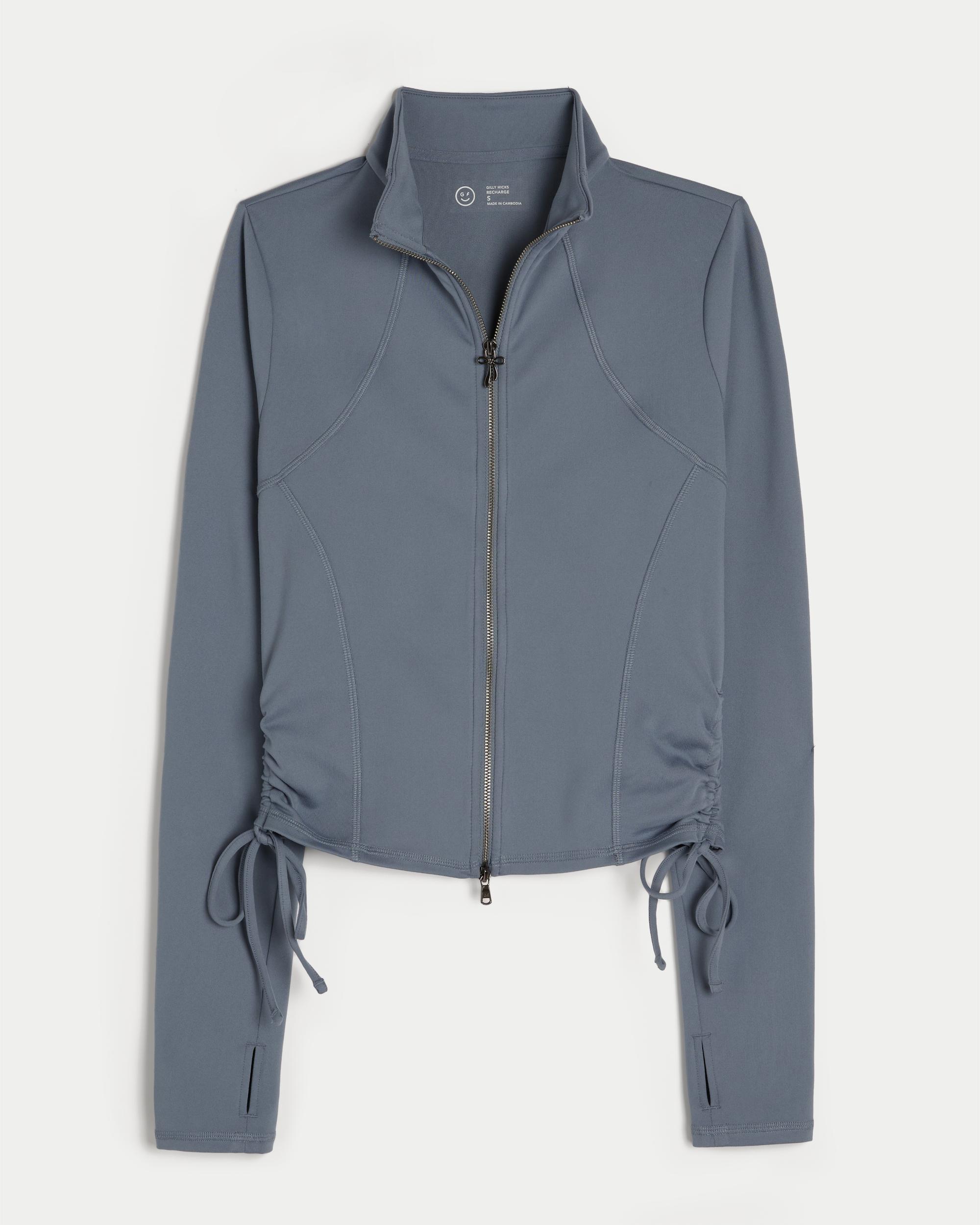 Gilly Hicks Active Recharge Side-Tie Zip-Up Jacket Product Image