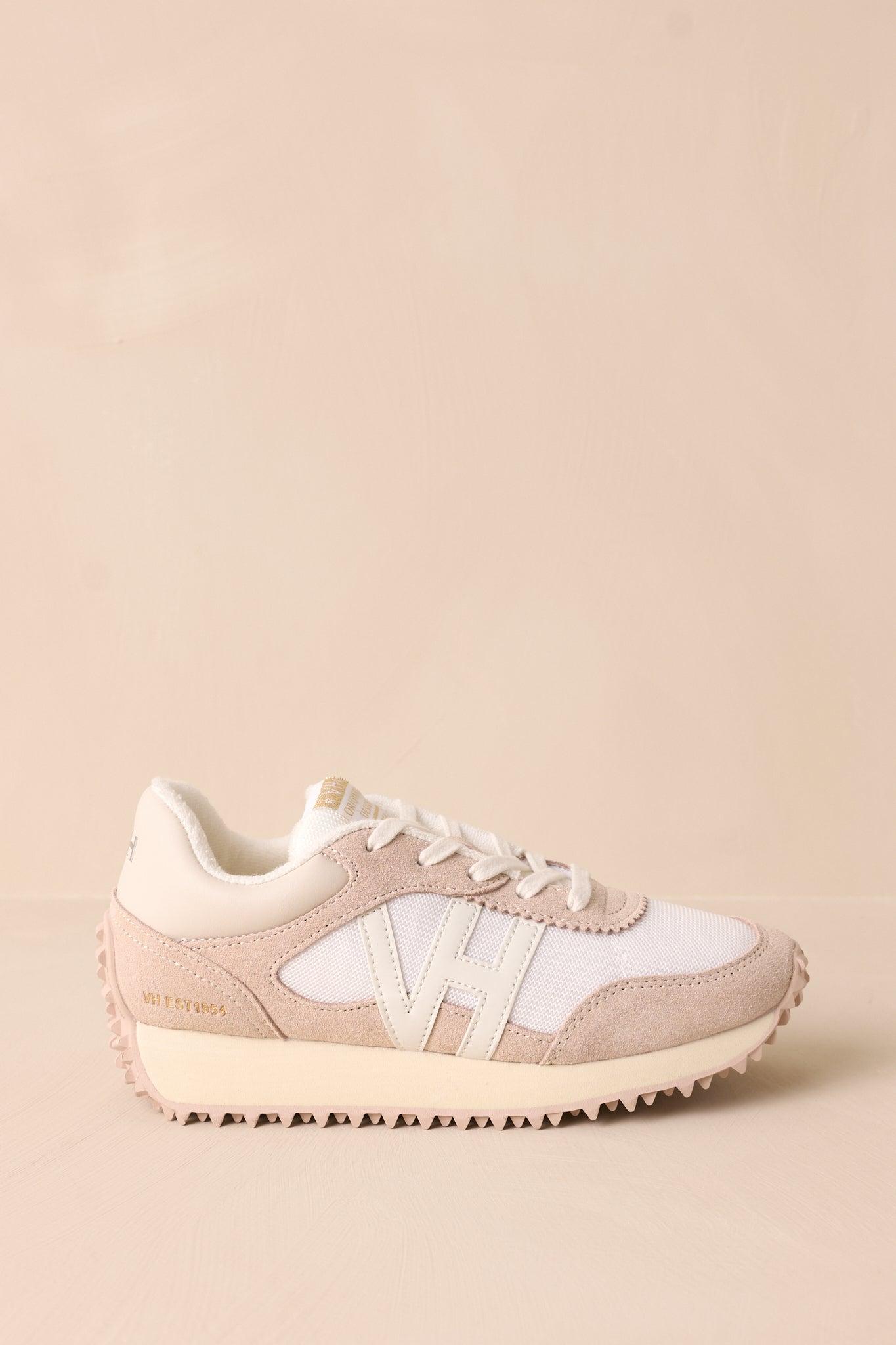 Vintage Havana Cosmic 12 White Pebbled Taupe Sneakers Product Image