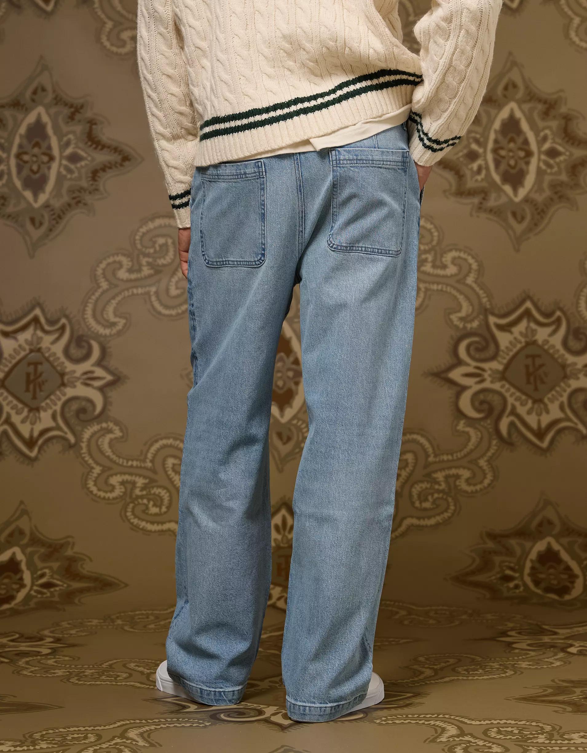 AE x Tru Kolors Pleated Denim Trouser Product Image