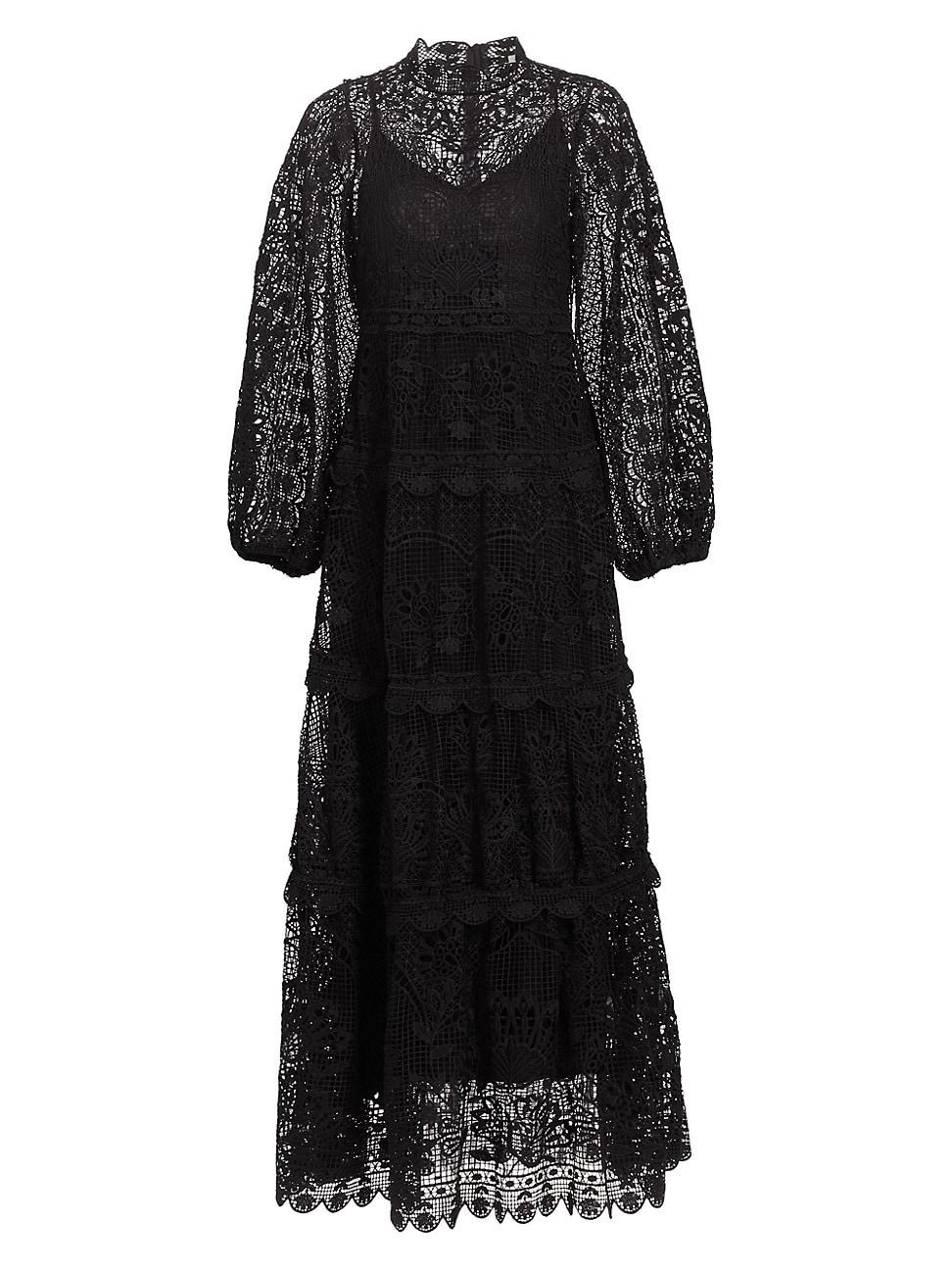 Robe En Dentelle Guipure Few Moda New York Taille L - Neuf Sans étiquettes, Blush