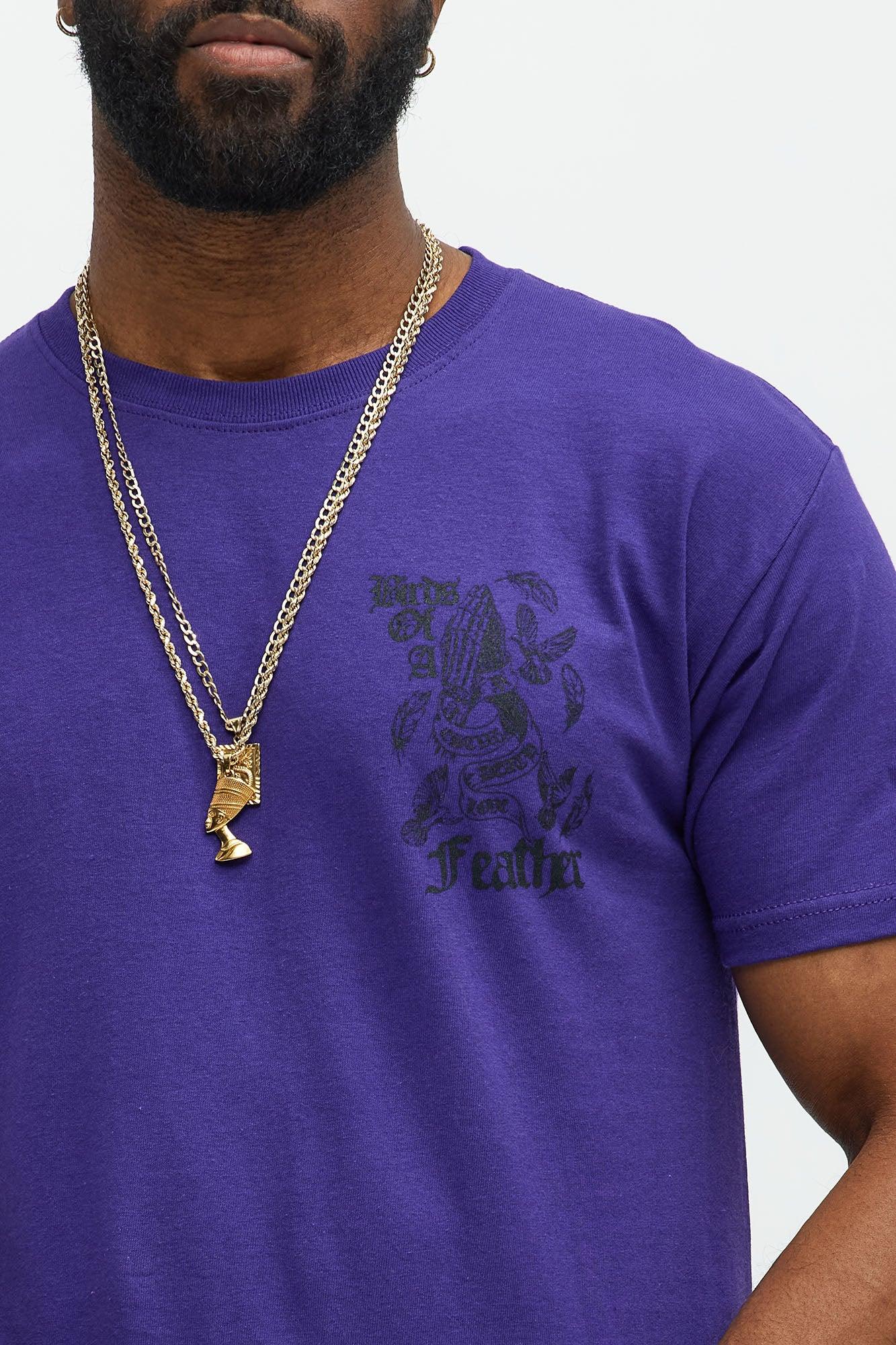Birds Of A Feather Short Sleeve Tee - Purple Product Image