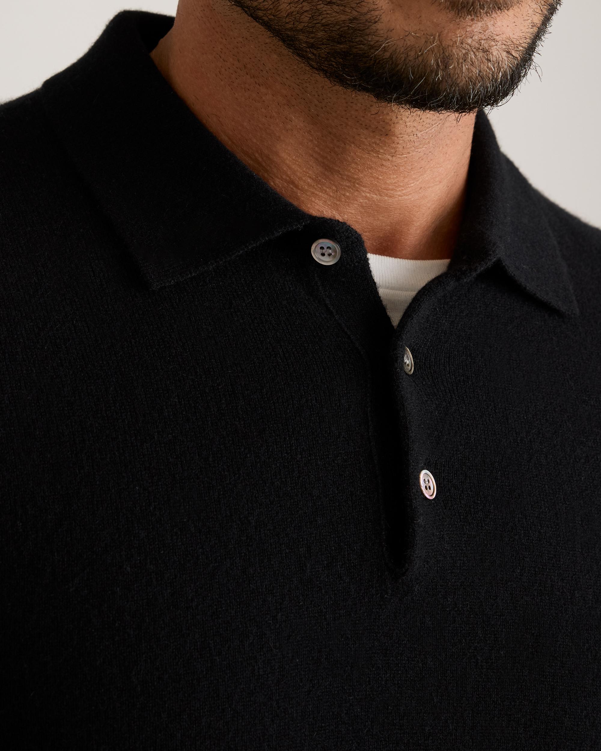 Quince | Men's Mongolian Cashmere Polo Sweater Product Image