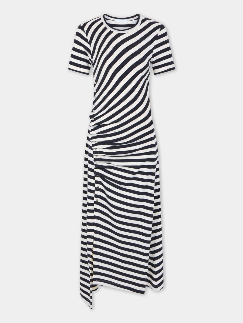 DRAPED MIDI DRESS IN WOOL Product Image