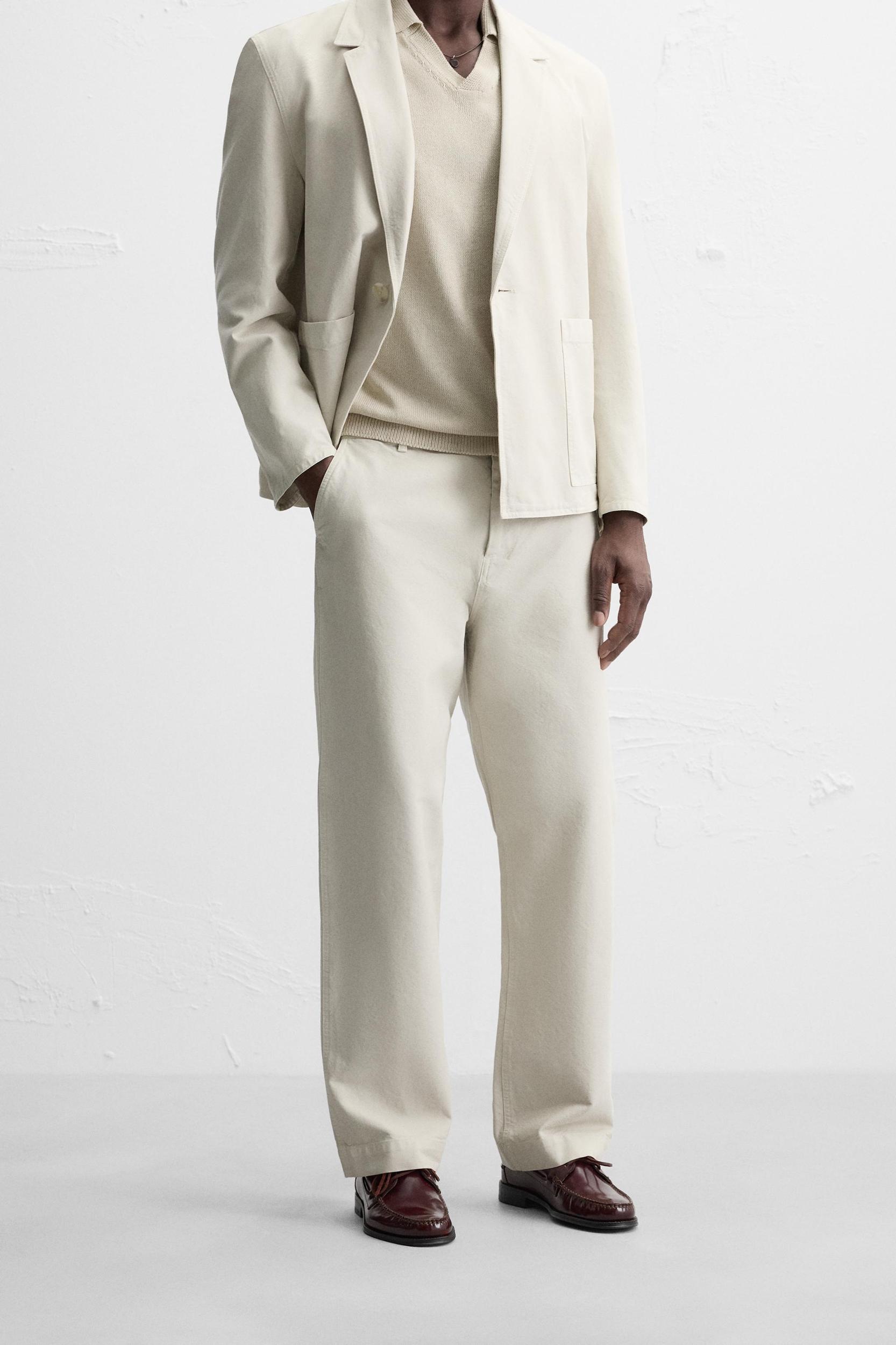 RELAXED FIT SUIT PANTS Product Image