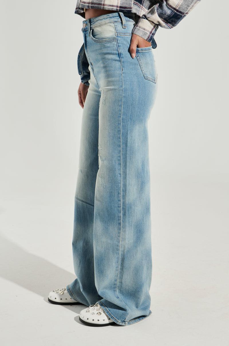 DONT WISH FOR TOO MUCH DENIM PANT Product Image