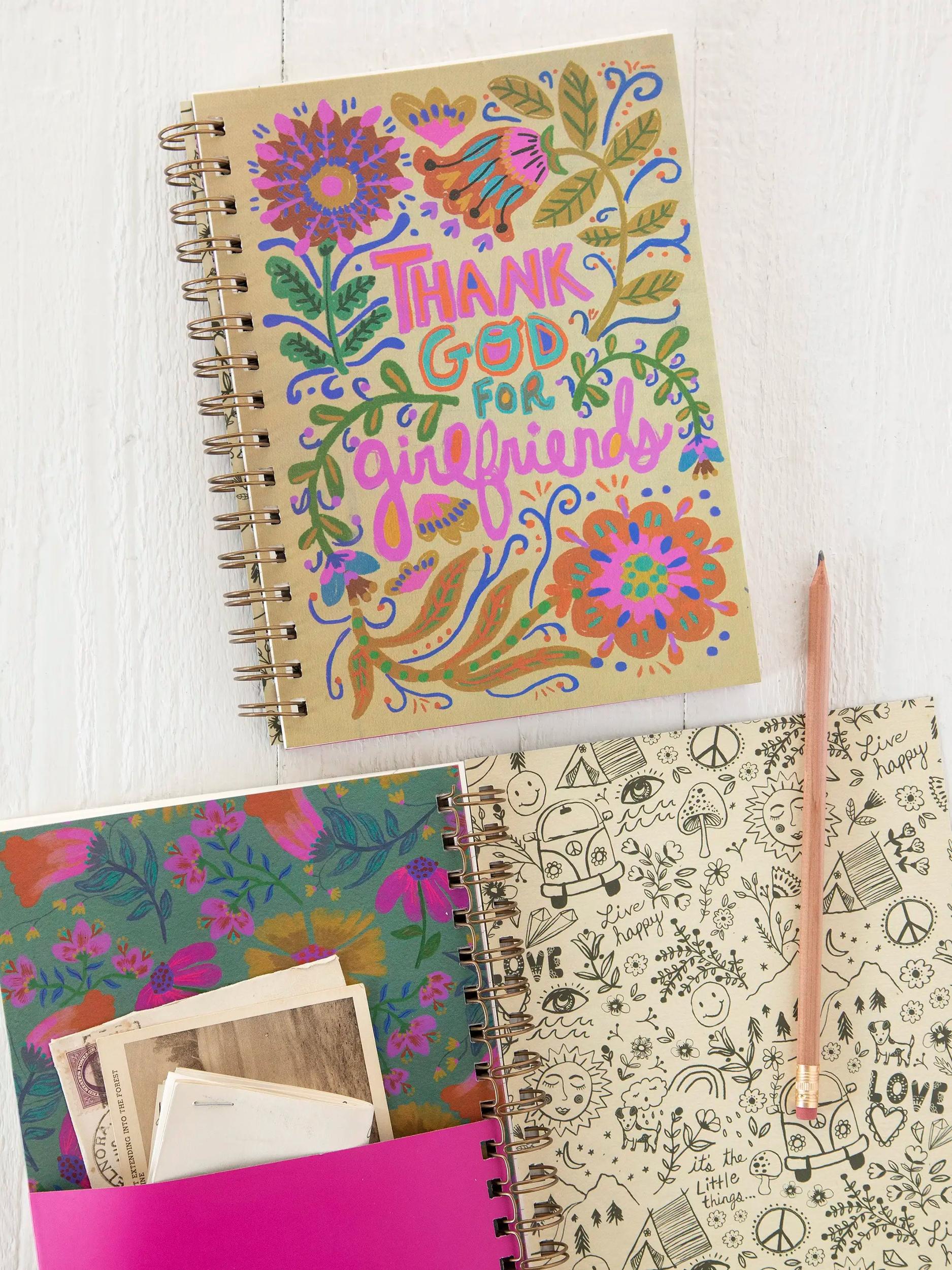 Spiral Notebook - Thank God For Girlfriends Product Image