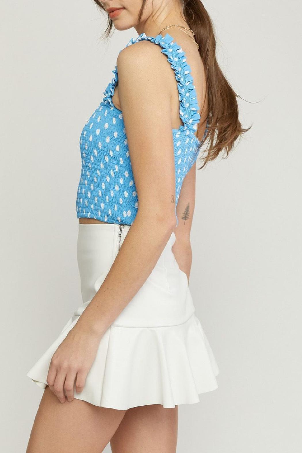Dot Print Crop Top Product Image