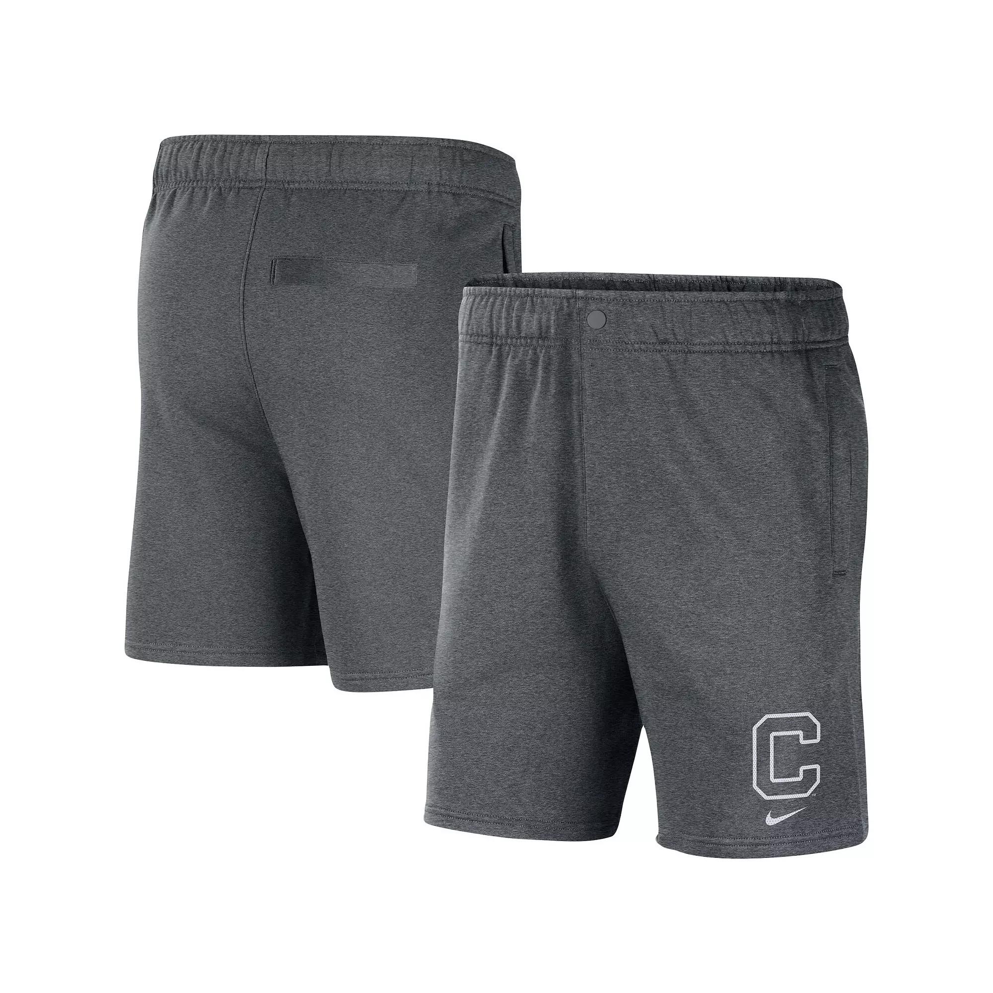 Men's Nike Gray Clemson Tigers Fleece Shorts,  Product Image