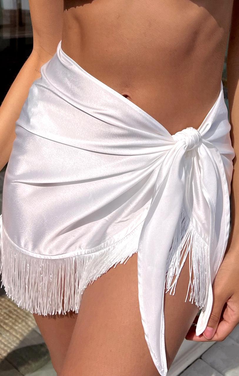 Lido Sarong ~ Ivory Fringe Product Image