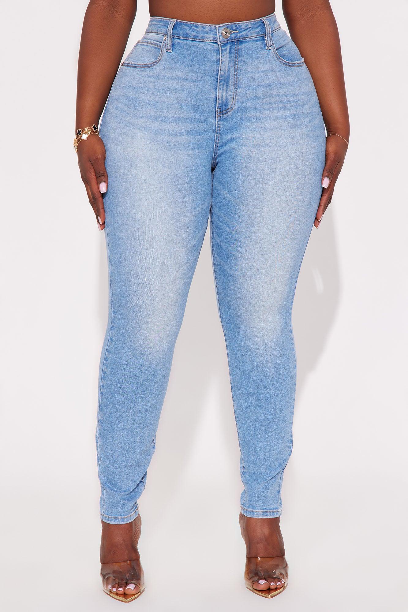Sleek Fit Mid Rise Skinny Jean - Light Wash Female Product Image