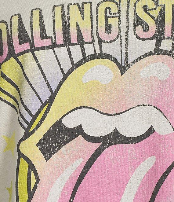 GB Rainbow Rolling Stones Graphic T-Shirt Product Image