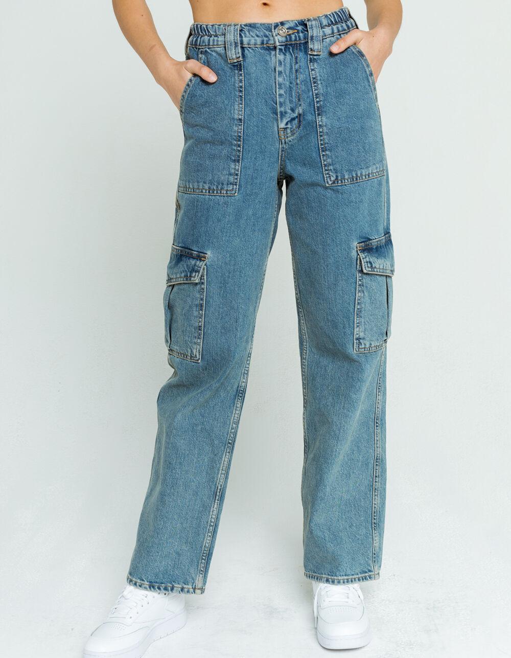 BDG Urban Outfitters Elastic Skate Womens Jeans - VINTAGE MEDIUM Product Image