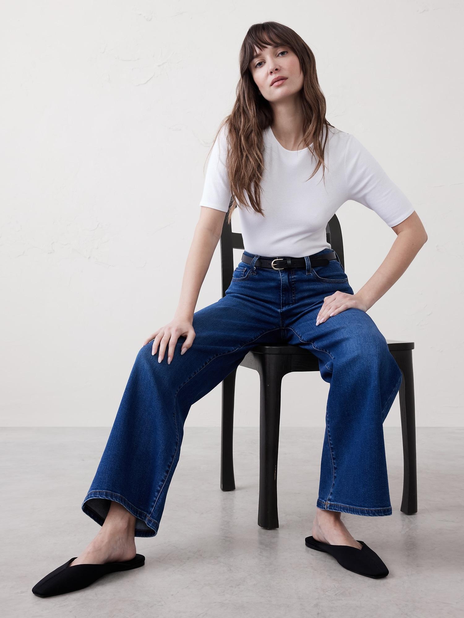 Wide-Leg High-Rise Jean Product Image