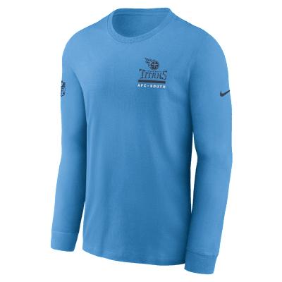 Tennessee Titans Sideline Team Issue Nike Mens Dri-FIT NFL Long-Sleeve T-Shirt | 02EW4AI8F-2ZH Product Image