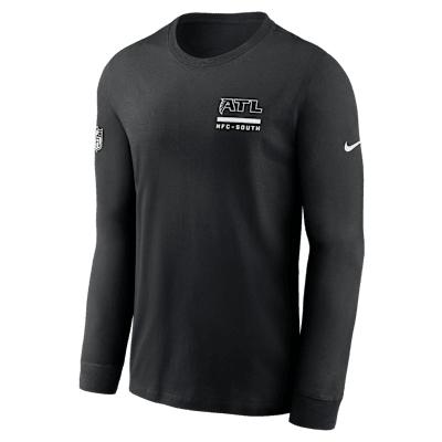 Atlanta Falcons Sideline Team Issue Nike Mens Dri-FIT NFL Long-Sleeve T-Shirt | 02EW00A96-2ZH Product Image