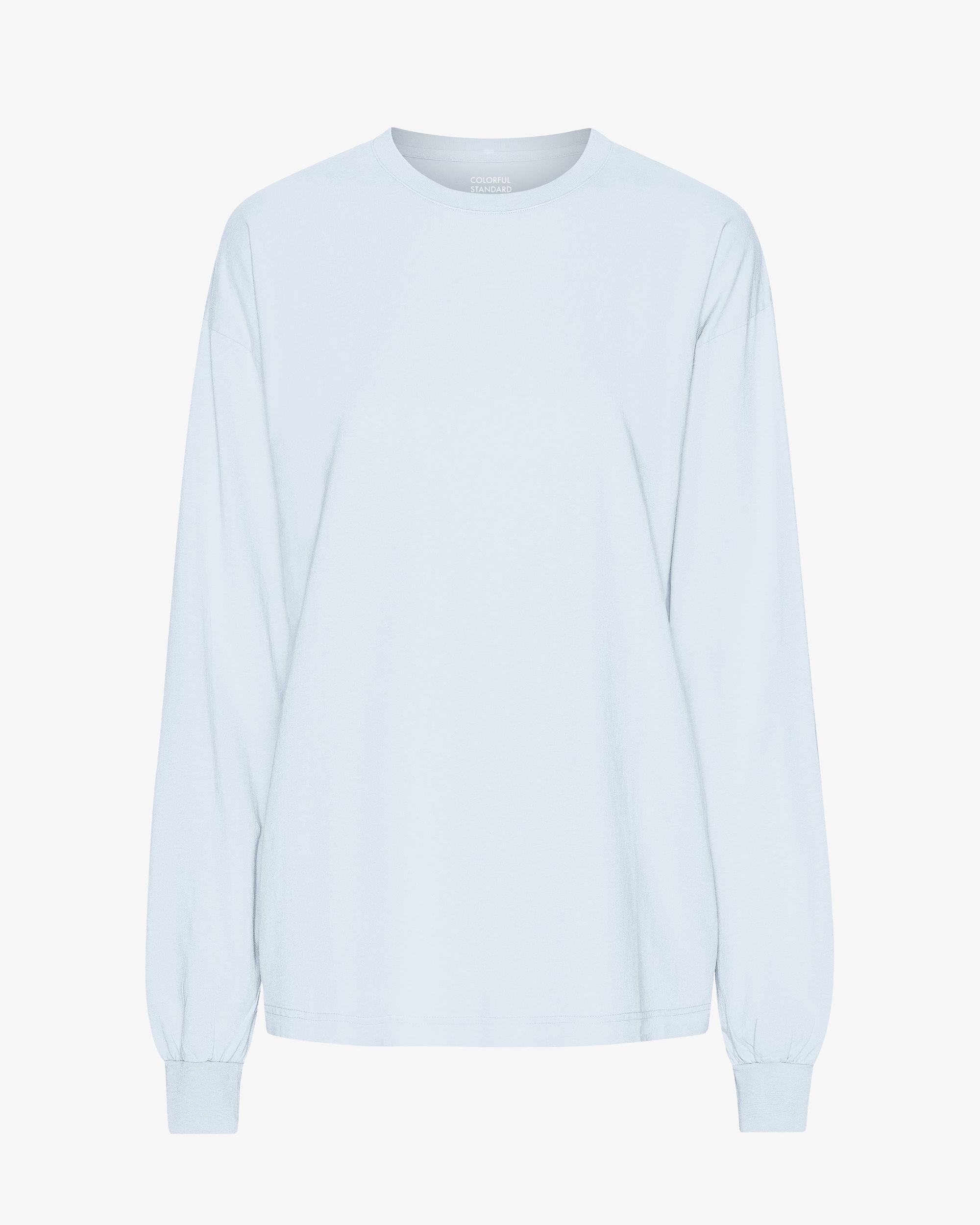 Oversized Organic LS T-Shirt - Polar Blue Product Image