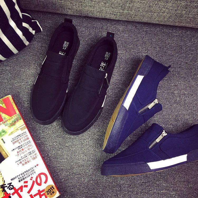 Canvas Zip Loafers Product Image