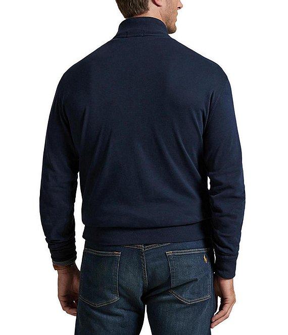 Polo Ralph Lauren Big & Tall Luxury Jersey Quarter-Zip Pullover Product Image
