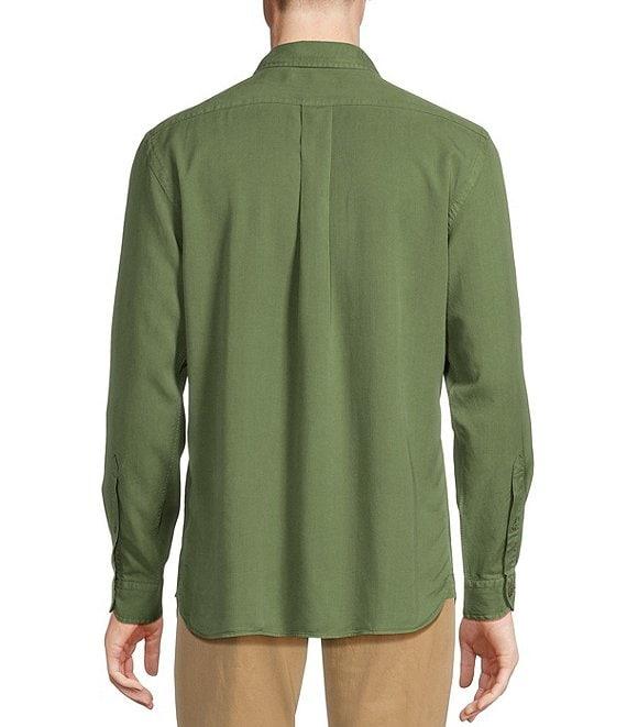 Cremieux Blue Label Solid Twill Woven Shirt Product Image