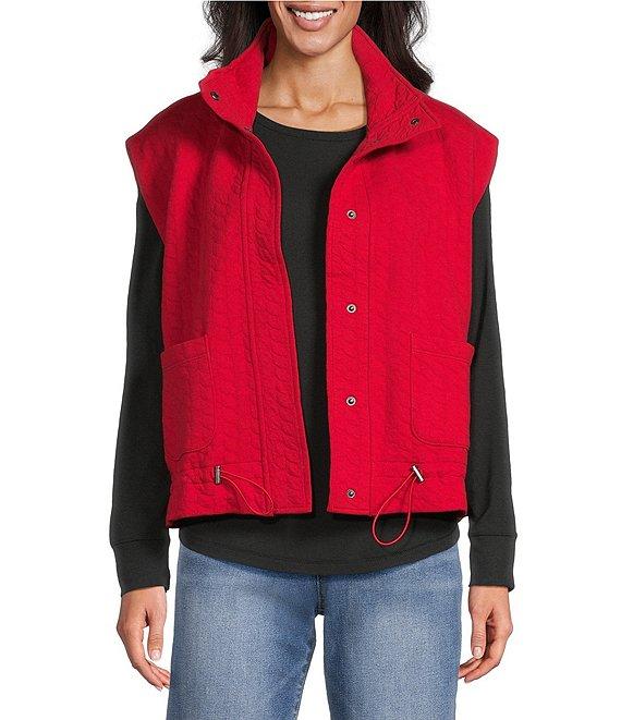 Westbound Quilted Button Front Vest Product Image