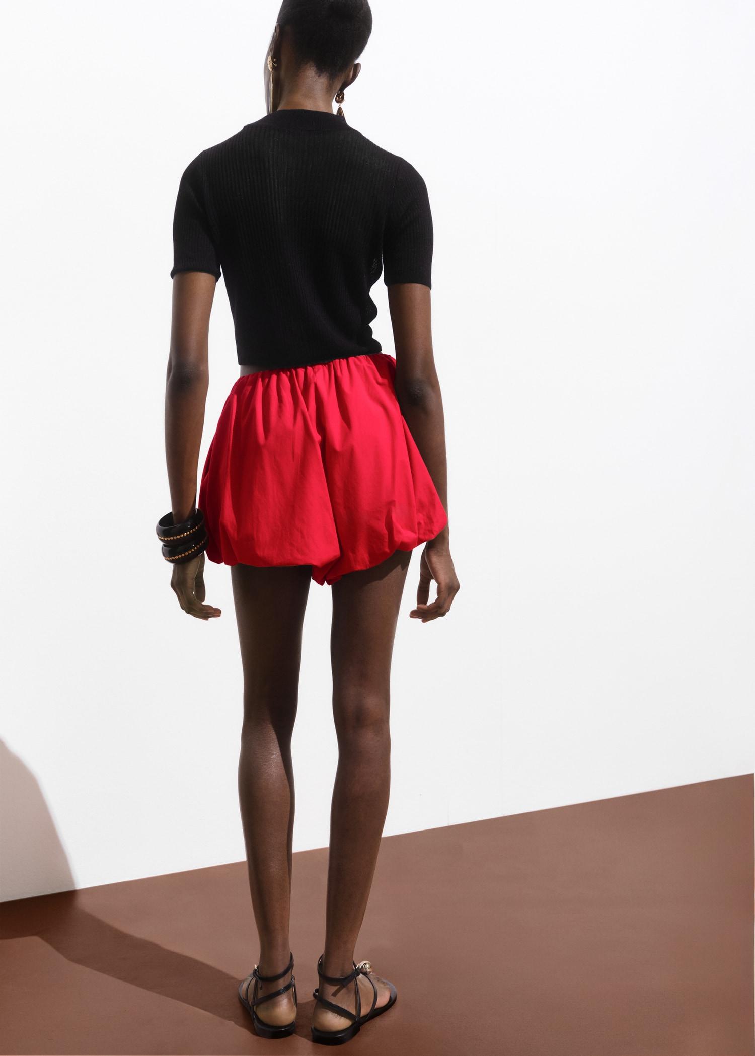 Balloon mini-shorts - Women | MANGO USA Product Image