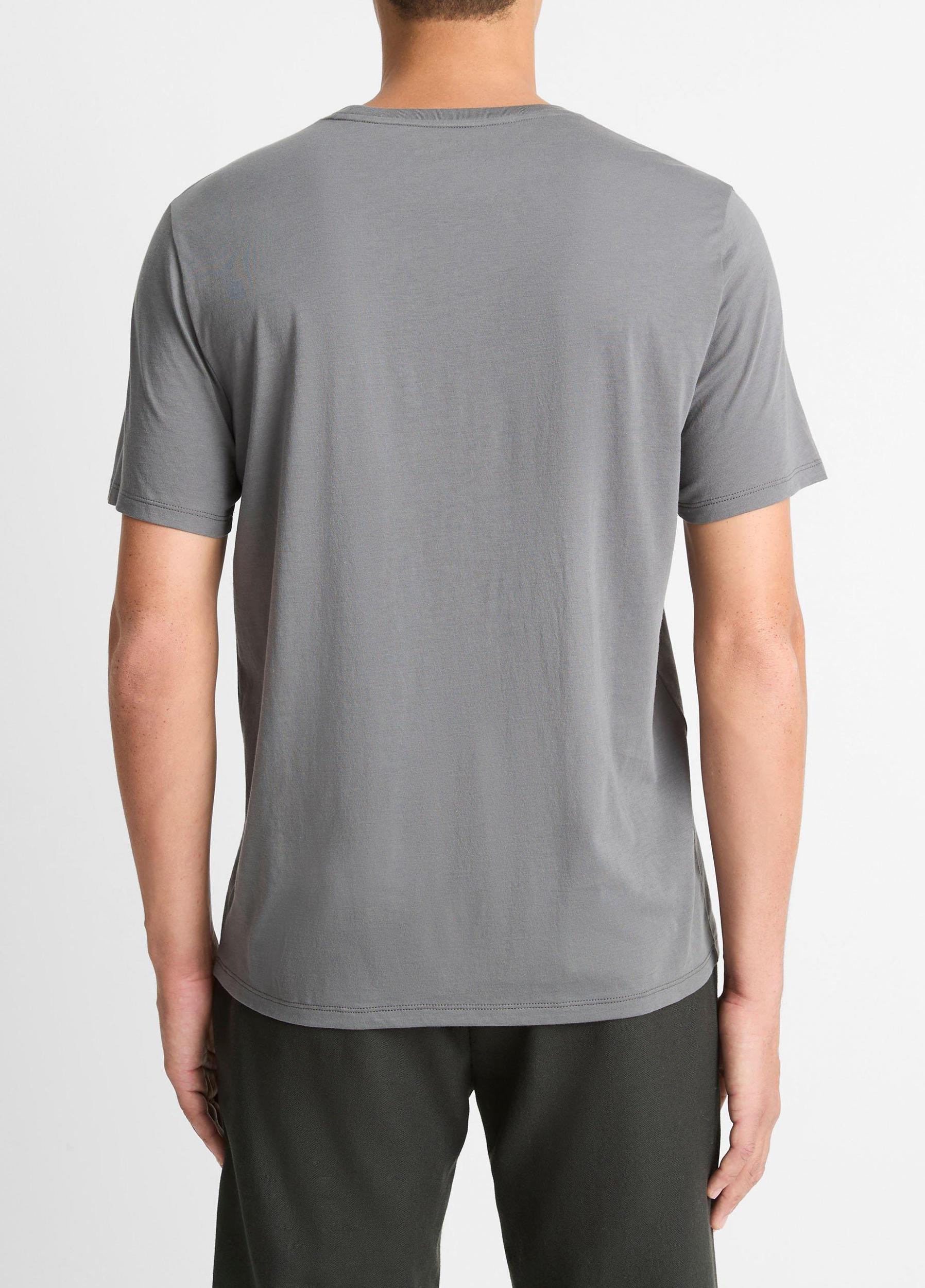 Pima Cotton Crew Neck T-Shirt Product Image