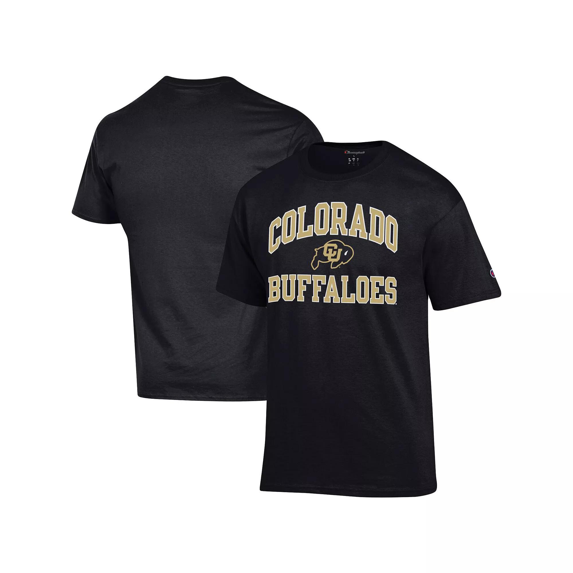 Men's Champion Black Colorado Buffaloes High Motor T-Shirt,  Product Image