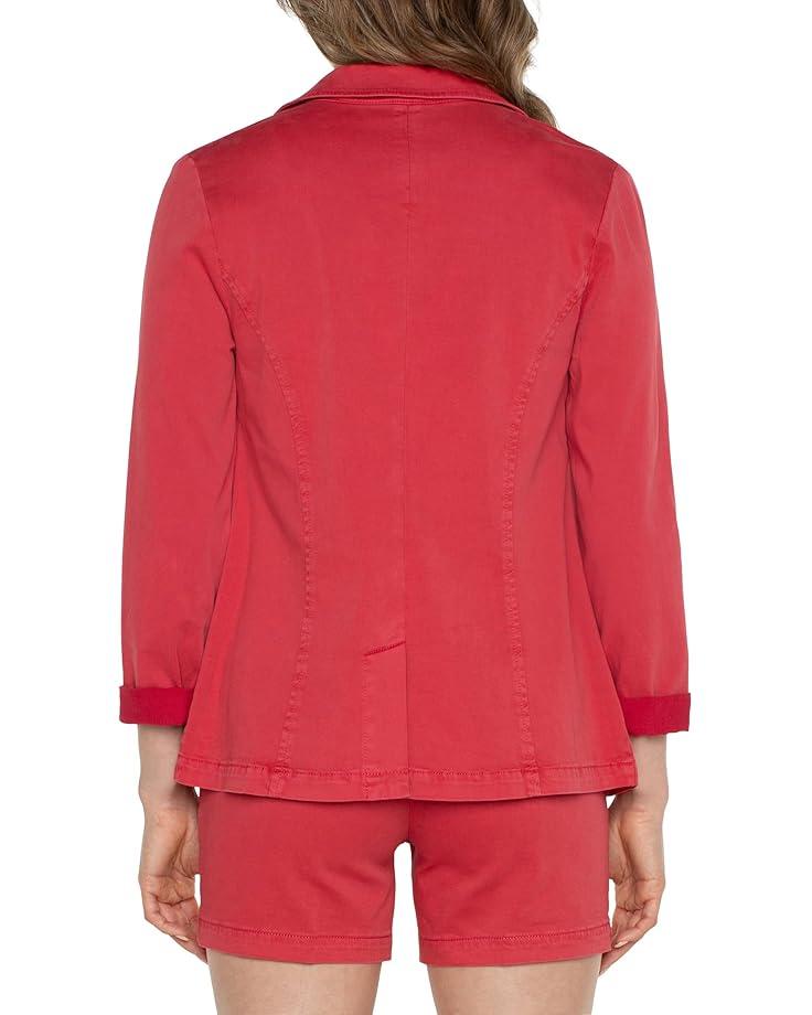 Fitted Blazer Soft Touch Twill Product Image