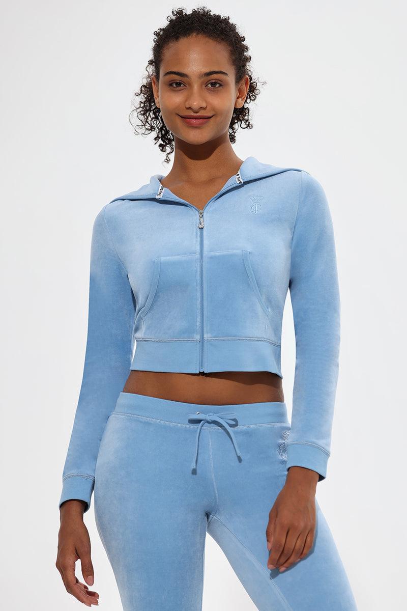 Crown Heritage Cotton Velour Hoodie Product Image