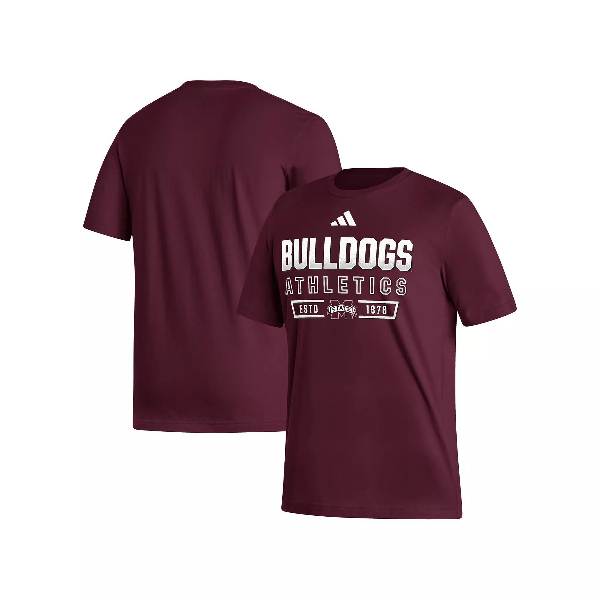 Men's adidas Maroon Mississippi State Bulldogs Head of Class Fresh T-Shirt, Size: XL, Mst Red Product Image